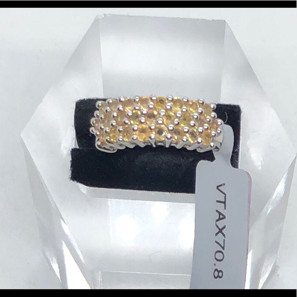 Genuine Yellow Sapphire Ring - Picture 3 of 4